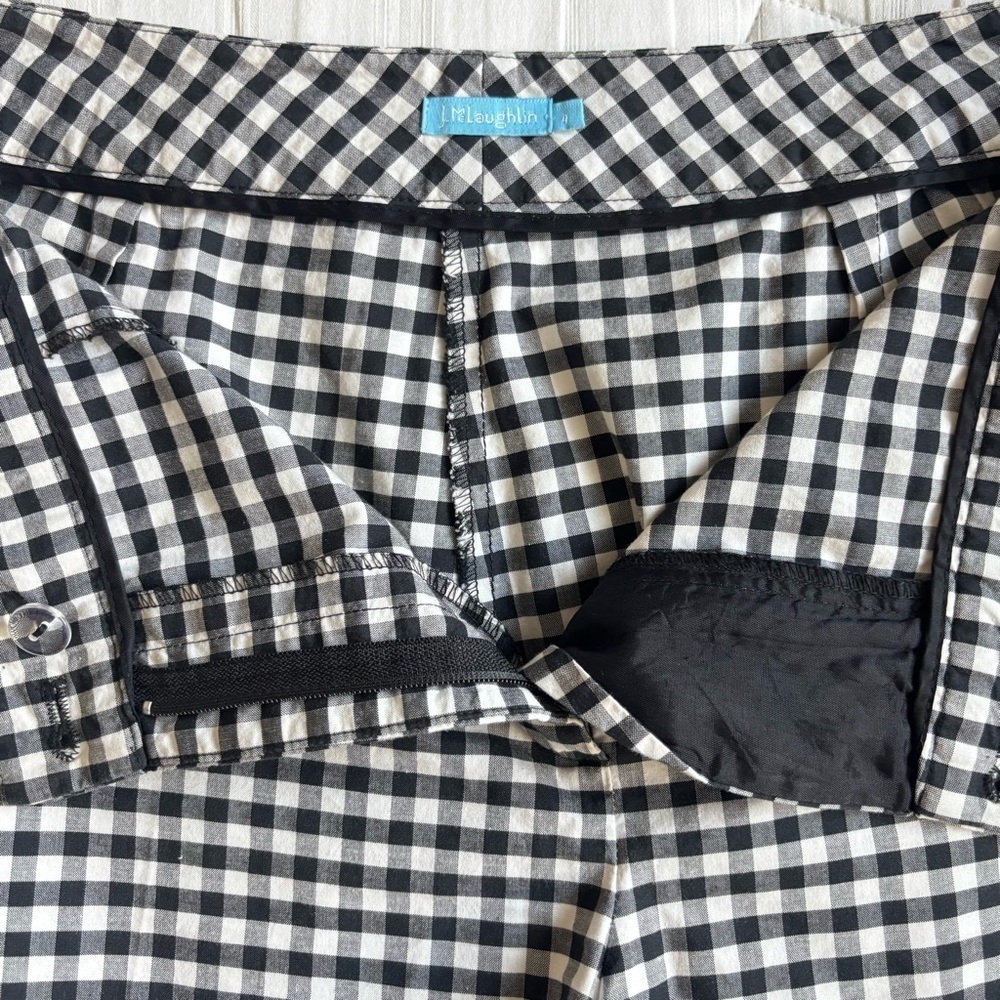 J. McLaughlin Cosmo Gingham Women's Shorts - Picture 3 of 6